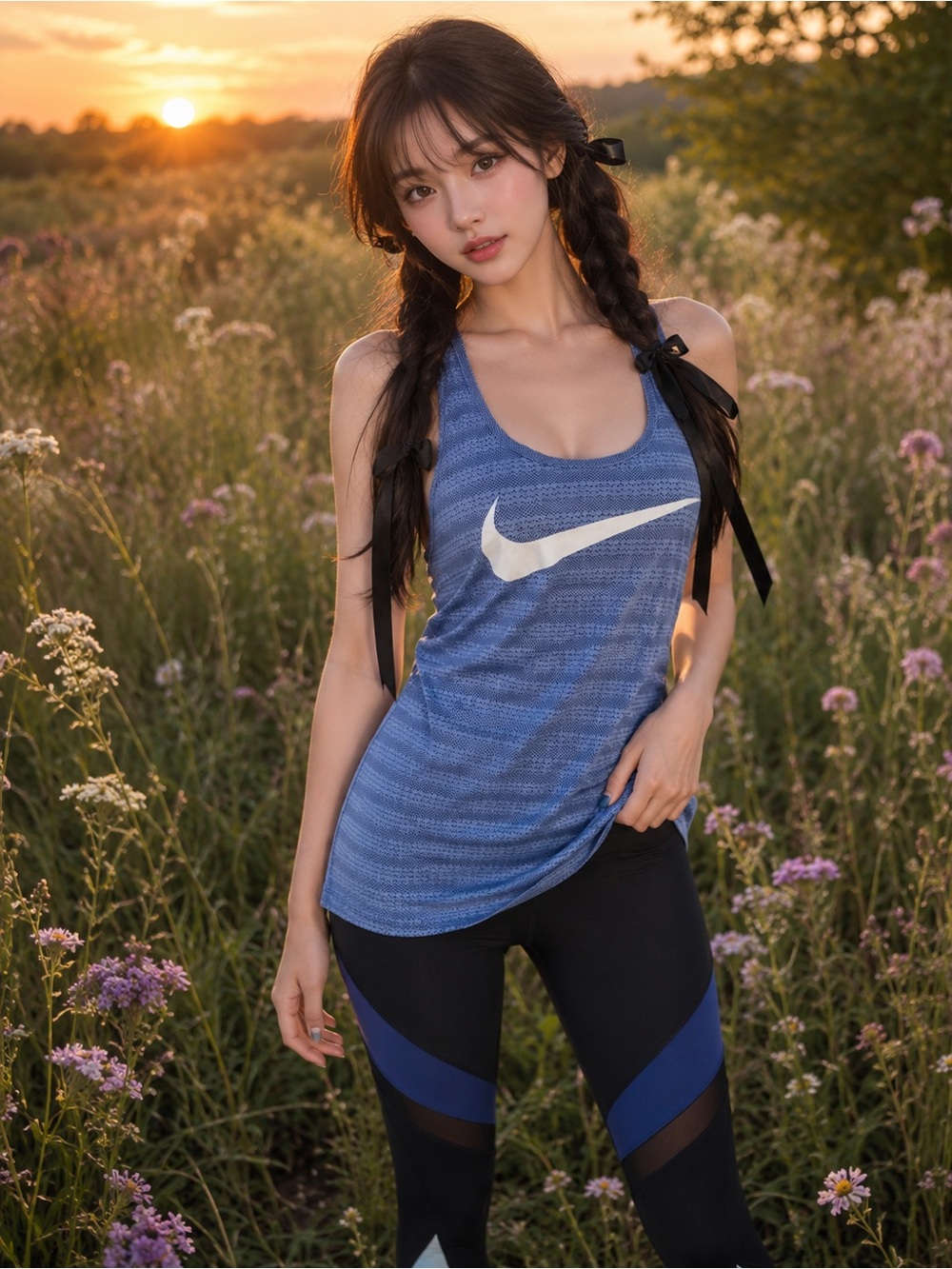 Nike Movement & Morning Light Dri-Fit Racerback Tank